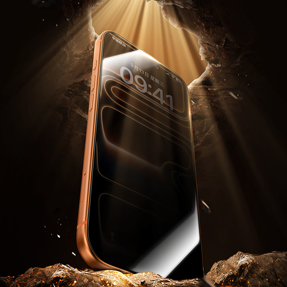 iPhone 17 Pro Benks Glass Warrior 2.0 EZFita Privacy Hayalet Cam Ekran Koruyucu + Kolay Uygulama Aparatı