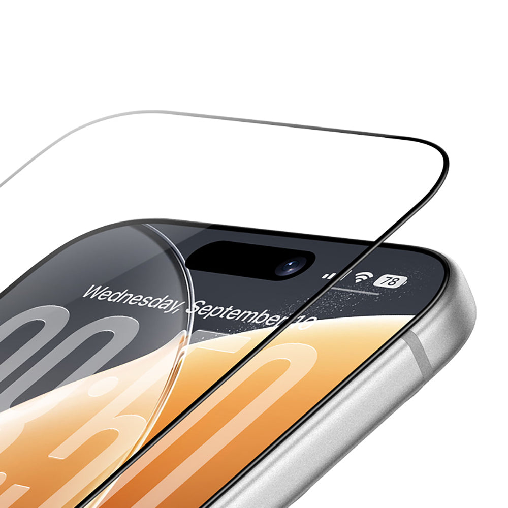 iPhone 17 Pro uyumlu Benks OmniWarrior Anti-Drop Eye-Friendly Cam Ekran Koruyucu + Kolay Uygulama Aparatlı