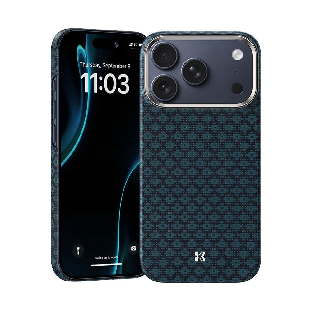 iPhone 17 Pro Kılıf M-Safe Şarj Özellikli Benks ArmorAir ArmorGrid Serisi Kevlar Kapak