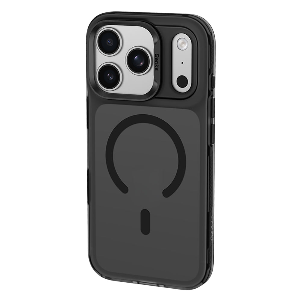 iPhone 17 Pro Kılıf M-Safe Şarj Özellikli Benks C-Magnet Lucid Armor Kapak