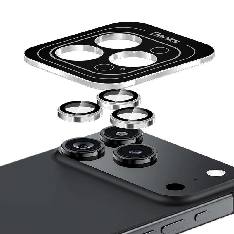 iPhone 17 Pro Max / 17 Pro Benks AR Glass Warrior Premium Cam Kamera Lens Koruyucu