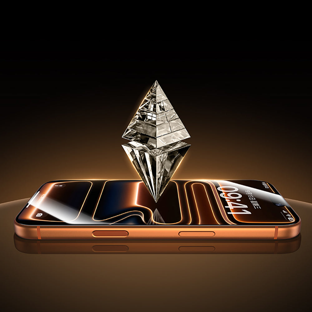 iPhone 17 Pro Max Benks Glass Warrior 2.0 EZFita Safir Cam Ekran Koruyucu + Kolay Uygulama Aparatı