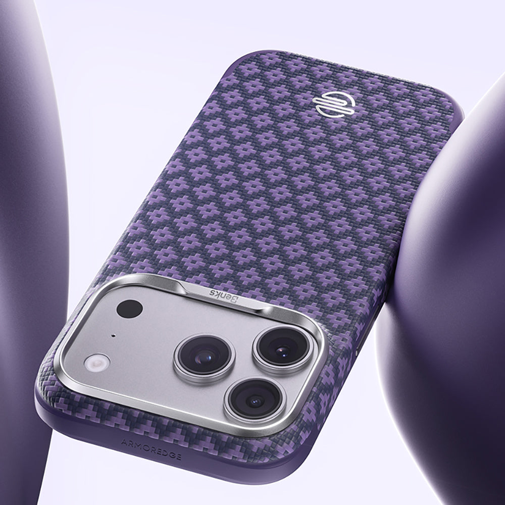 iPhone 17 Pro Max Kılıf M-Safe Şarj Özellikli Benks ArmorPro ArmorEdge X9 Serisi Kevlar Kapak