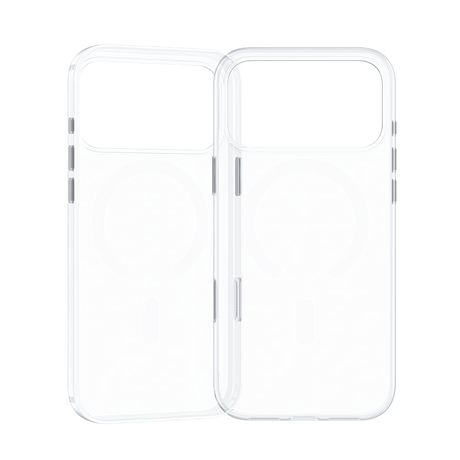 iPhone 17 Pro Max Kılıf M-safe Şarj Özellikli Benks Crystal Serisi Şeffaf Kapak Sararmayan Full PC