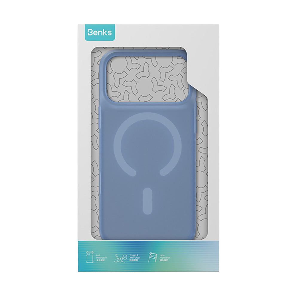 iPhone 18 Pro Max / 17 Pro Max uyumlu Kılıf MagSafe Şarj Özellikli Benks C-Magnet Lucid Armor Silikon Kapak
