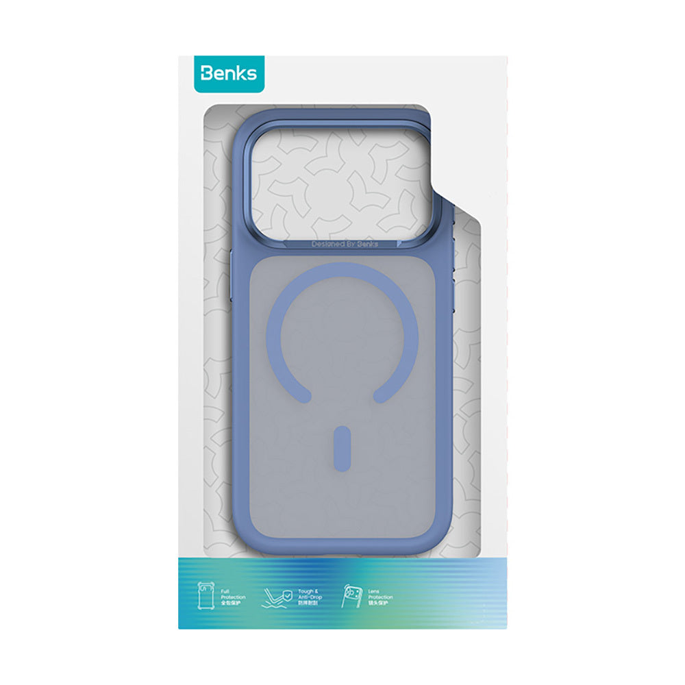 Apple iPhone 18 Pro Max Kılıf M-Safe Şarj Özellikli Benks Mist C-Magnet Yeni Seri Kapak