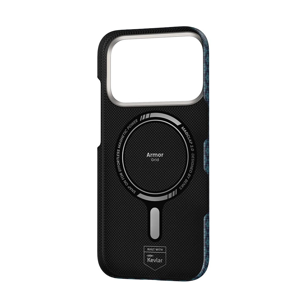 iPhone 18 Pro Max uyumlu Kılıf MagSafe Şarj Özellikli Benks ArmorAir ArmorGrid Kevlar Kapak C1