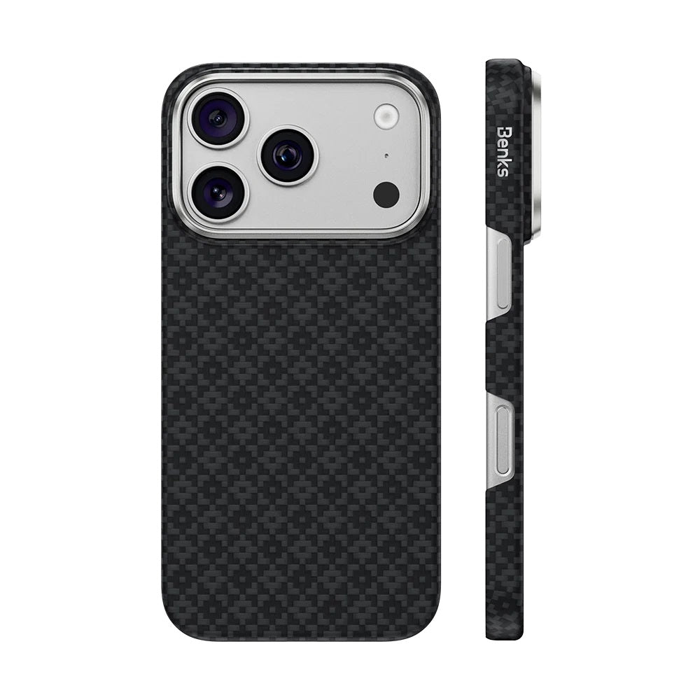 iPhone 18 Pro uyumlu Kılıf MagSafe Şarj Özellikli Benks ArmorAir ArmorGrid Kevlar Kapak C1