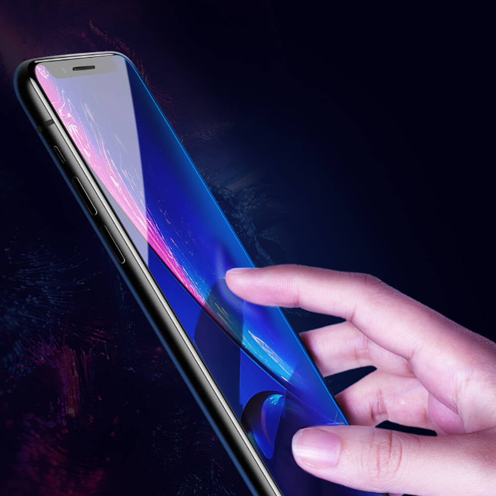 iPhone XR 6.1 Hidrofobik Ve Oleofobik Özellikli Benks Air Shield Ekran Koruyucu 10′lu Paket