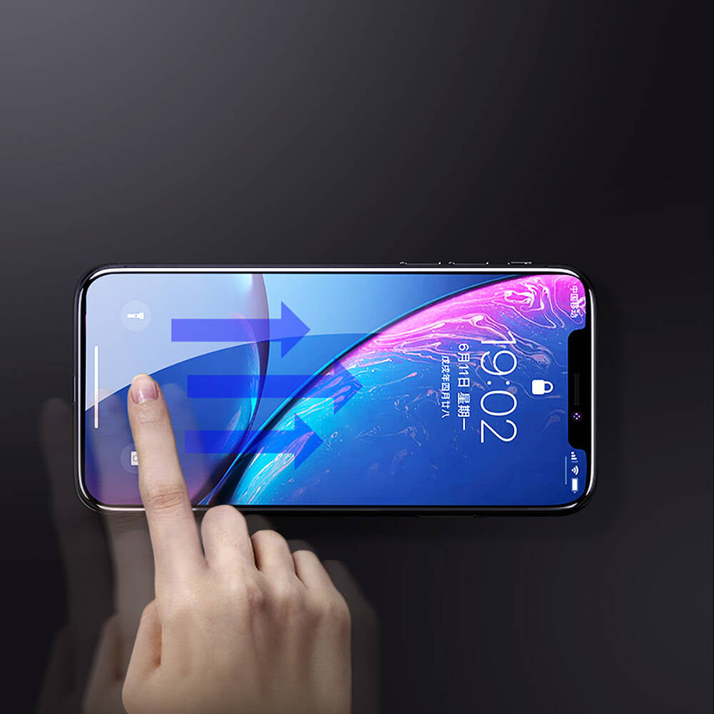 iPhone XR 6.1 Hidrofobik Ve Oleofobik Özellikli Benks Air Shield Ekran Koruyucu 10′lu Paket