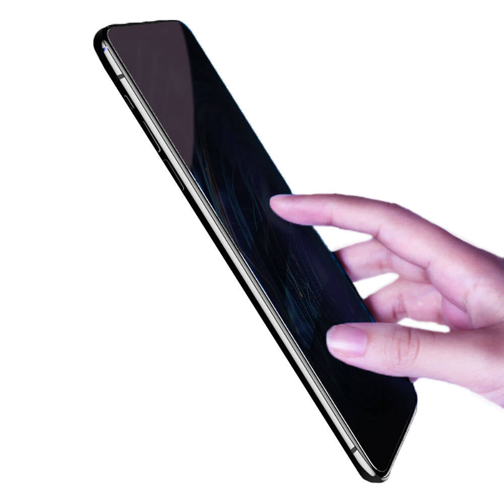 iPhone XR 6.1 Hidrofobik Ve Oleofobik Özellikli Benks Privacy Air Shield Ekran Koruyucu 10'lu Paket