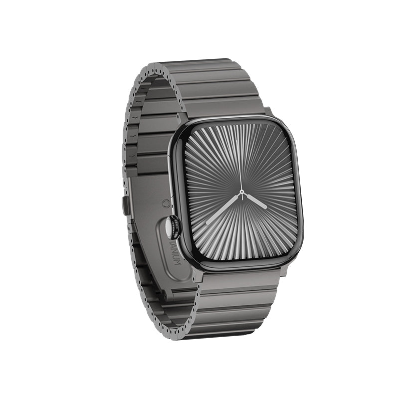 Apple Watch 7 8 9 10 11 - 44 45 46 49 mm uyumlu Benks Aero Titan Serisi Titanyum Kordon Kayış