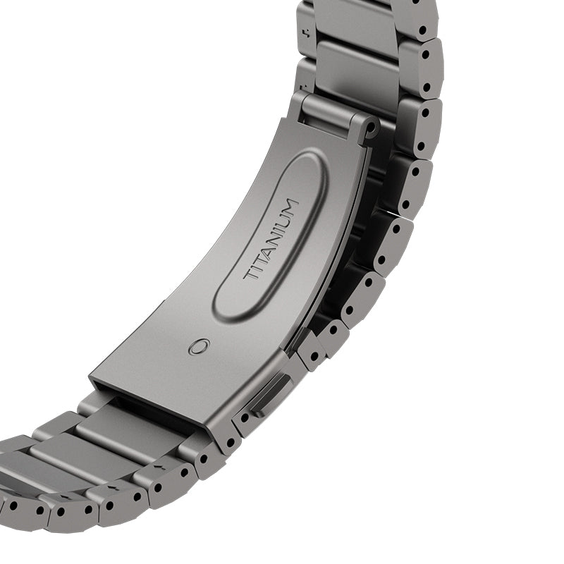 Apple Watch 7 8 9 10 11 - 44 45 46 49 mm uyumlu Benks Aero Titan Serisi Titanyum Kordon Kayış