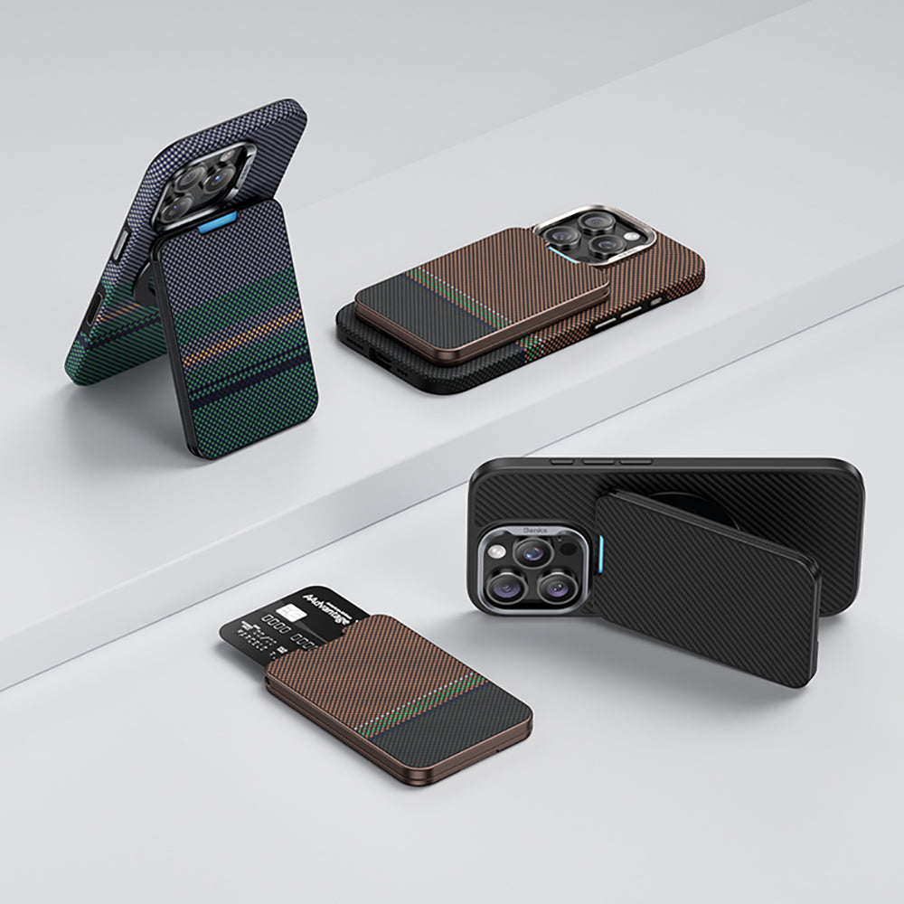 Benks ArmorGo 600D Aramid Fiber Magnetik Standlı Kartlık