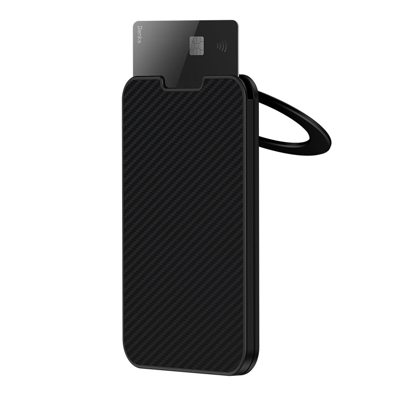 Benks ArmorGo 600D Aramid Fiber Magnetik Standlı Kartlık