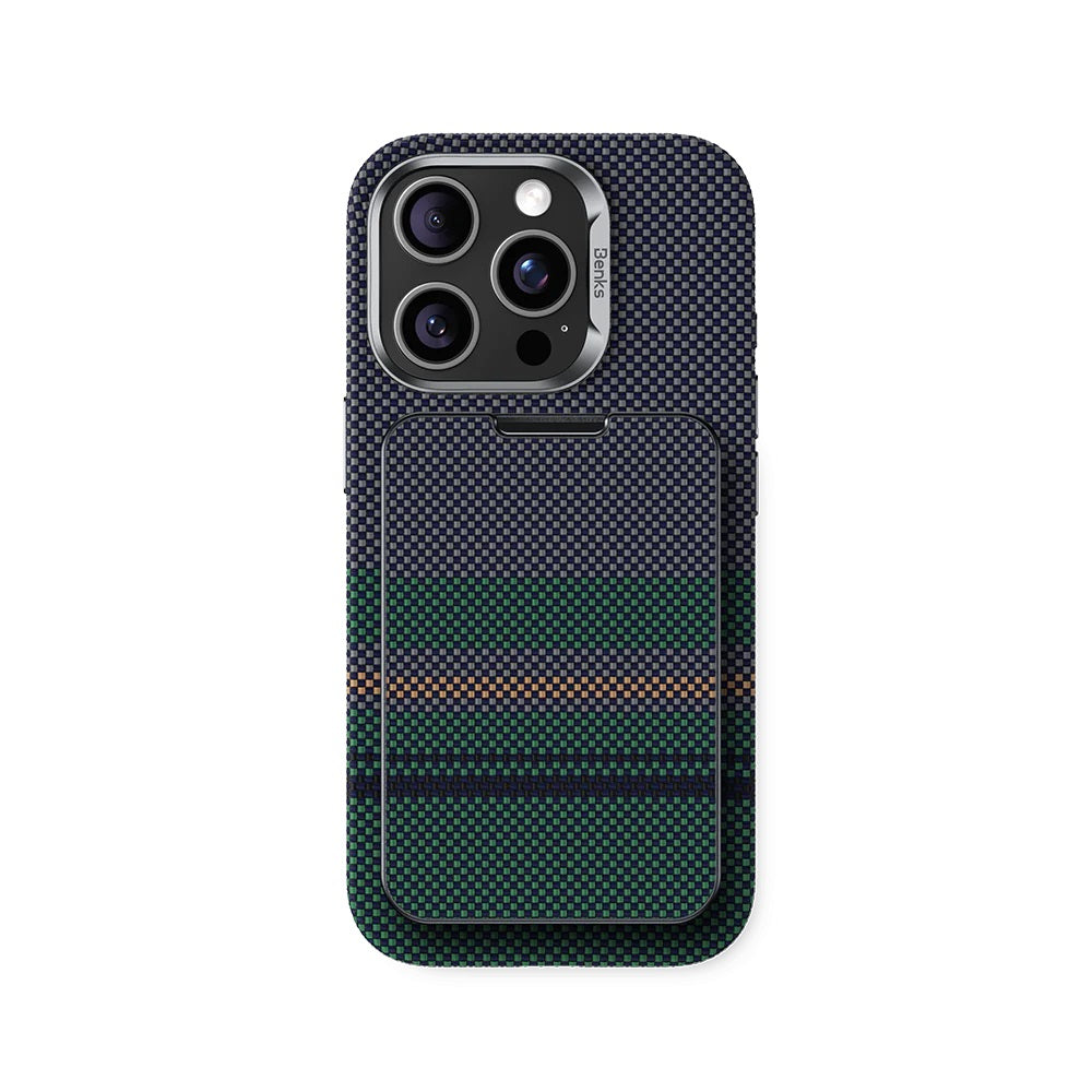 Benks ArmorGo 600D Aramid Fiber Magnetik Standlı Kartlık