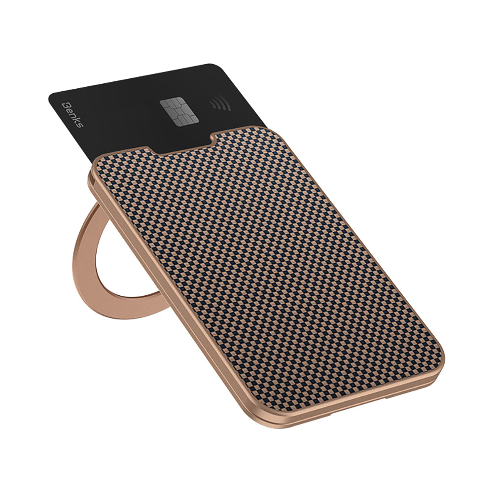 Benks ArmorGo 600D Aramid Fiber Magnetik Standlı Kartlık