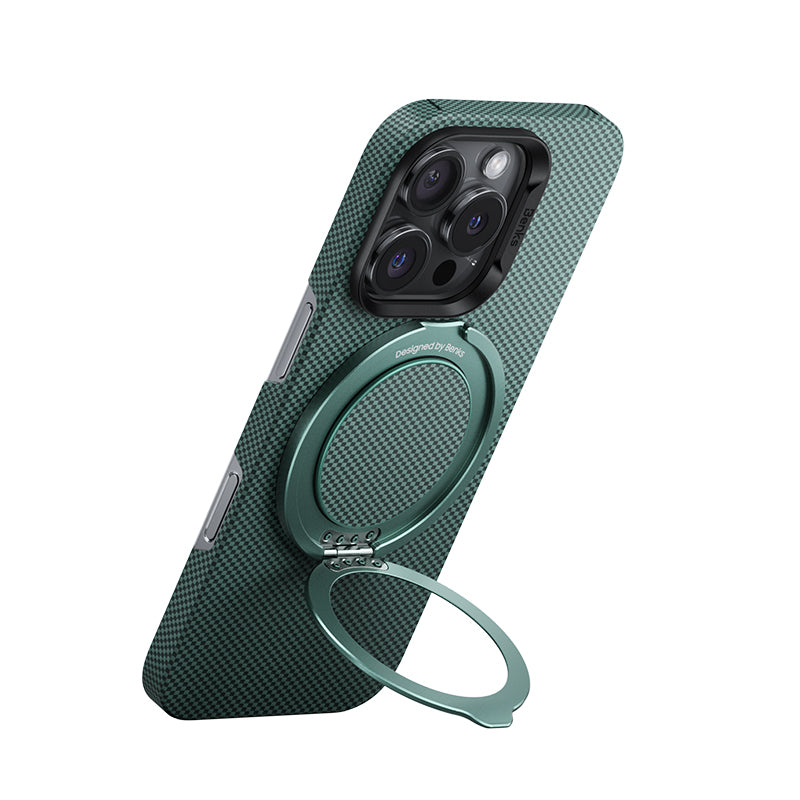 Benks MagClap Magnetik 360 Derece Dönebilen ArmorTint Kevlar Desenli Parmak Ring Stand