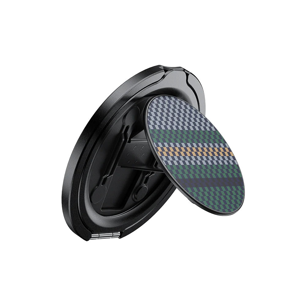 Benks MagClap Magnetik 360 Derece Dönebilen Aurora Kevlar Desenli Parmak Ring Stand