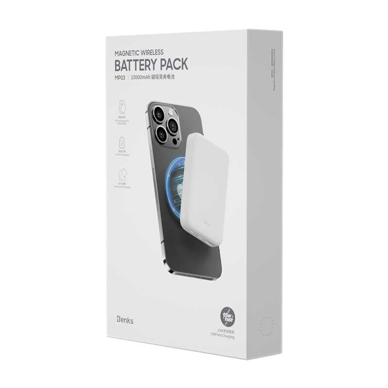 Benks MP03 Magsafe Powerbank 10000 Mah Magnetik