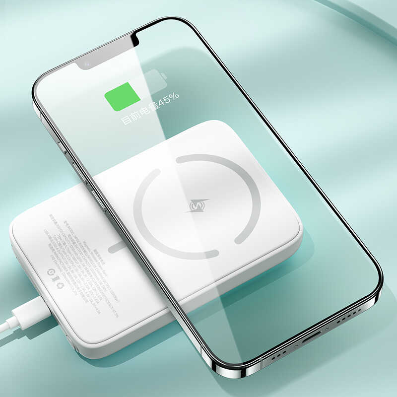 Benks MP06 15W Magsafe Powerbank 10000 Mah Magnetik İnce Tasarım