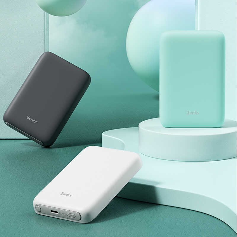 Benks MP06 15W Magsafe Powerbank 10000 Mah Magnetik İnce Tasarım