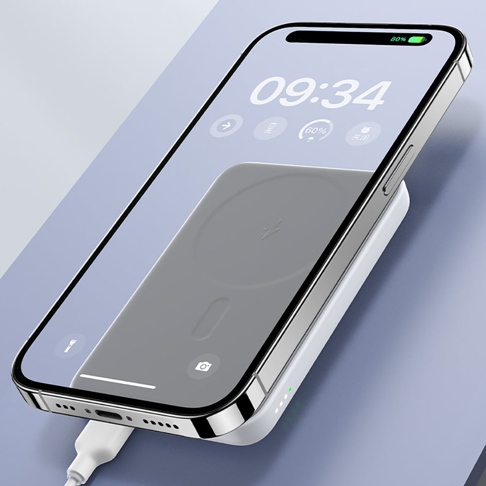 Benks MP08 Magsafe Powerbank 10000mAh Standlı Magnetik İnce Tasarımlı
