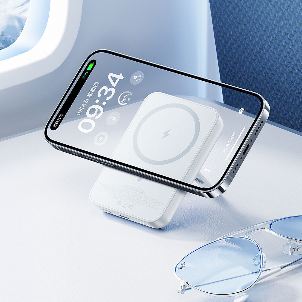 Benks MP09 Magsafe Powerbank 6000mAh Magnetik Standlı İnce Tasarımlı