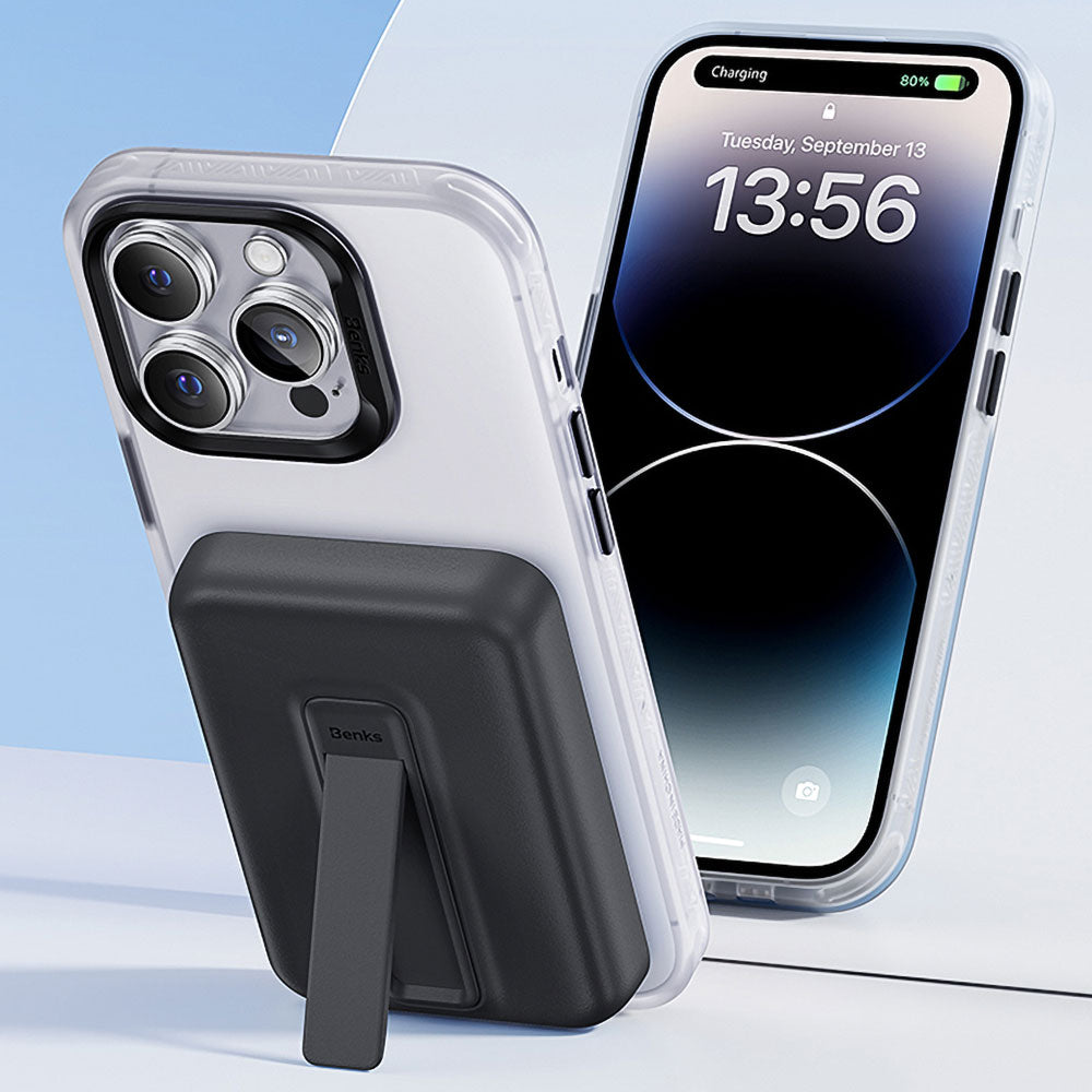 Benks MP09 Magsafe Powerbank 6000mAh Magnetik Standlı İnce Tasarımlı