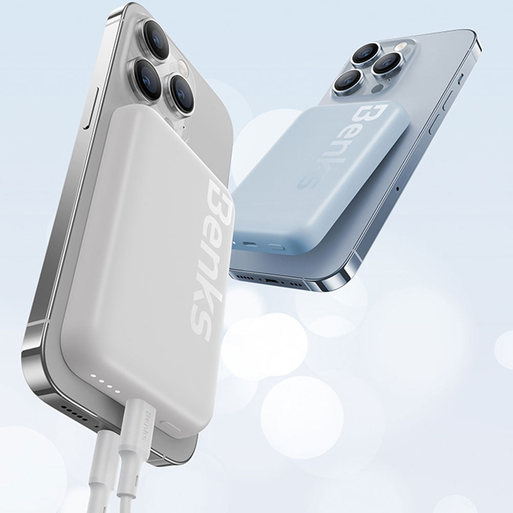Benks MP10 Magsafe Powerbank 6000mAh Magnetik İnce Tasarımlı