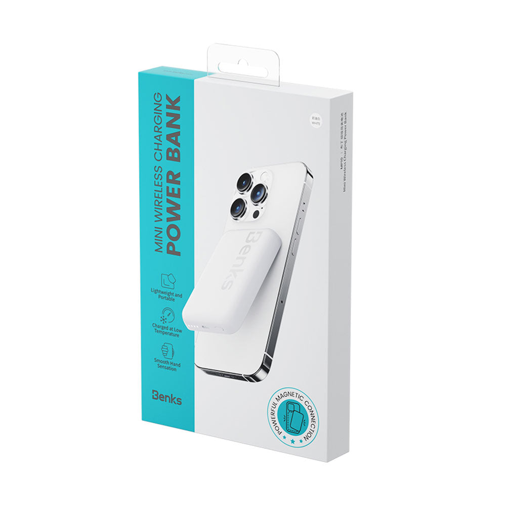 Benks MP10 Magsafe Powerbank 6000mAh Magnetik İnce Tasarımlı