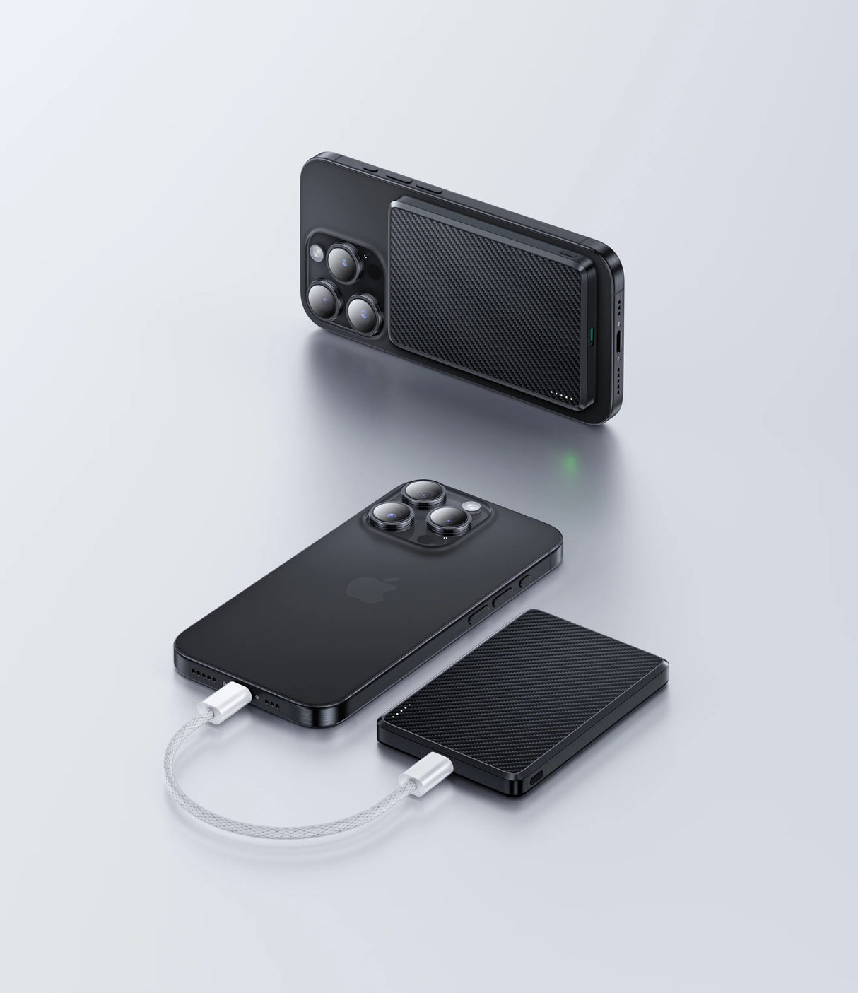 Benks MP16 ArmorGo Magsafe Şarj Özellikli 600D Aramid Fiber Powerbank 15W 10000mAh