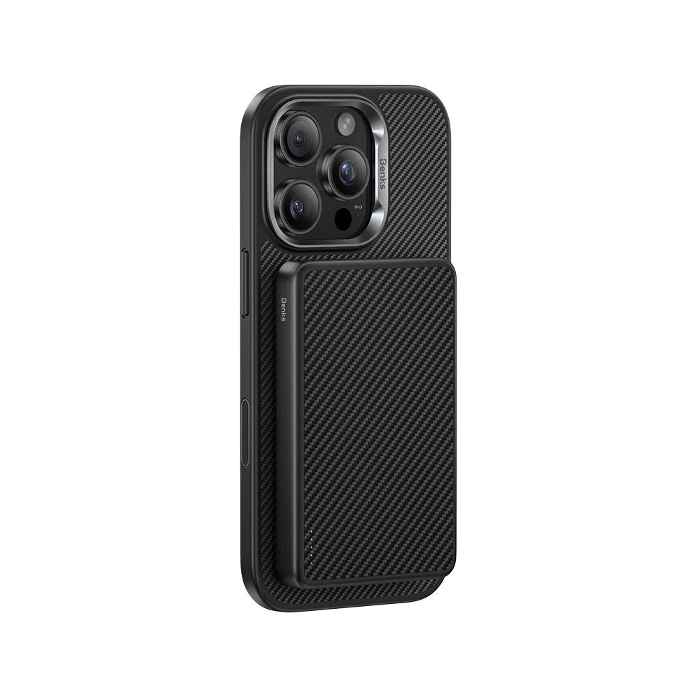 Benks MP17 ArmorGo M-safe Şarj Özellikli 600D Aramid Fiber Qi2 Teknolojili Powerbank 15W 10000mAh