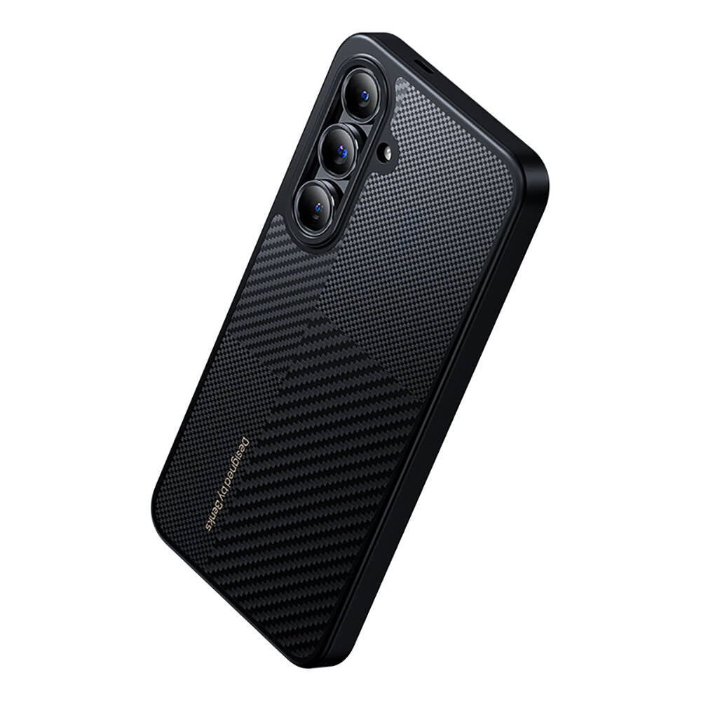 Galaxy S24 Kılıf Magsafe Şarj Özellikli Karbon Fiber Benks Montage ArmorPro Kevlar Kapak