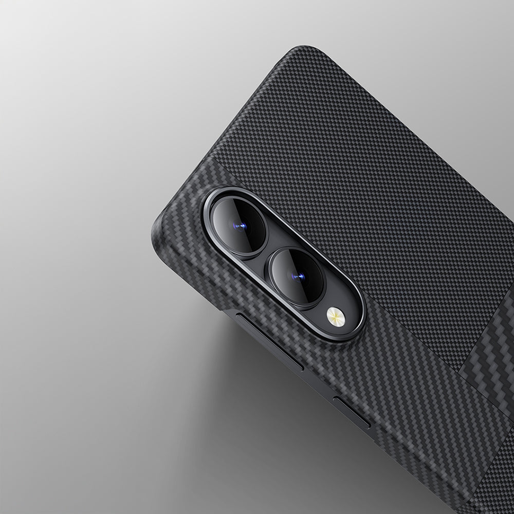 Galaxy S25 Edge Kılıf M-safe Şarj Özellikli Karbon Fiber Benks Montage ArmorAir Kevlar Kapak