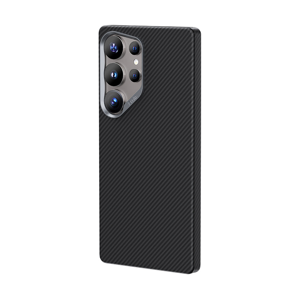 Galaxy S25 Ultra Kılıf Benks Magsafe Şarj Özellikli Magnetik Hybrid ArmorAir 600D Kevlar Fiber Kapak