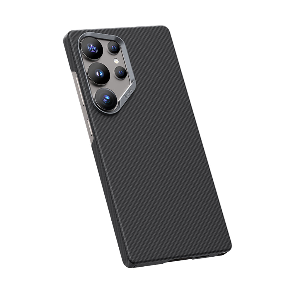 Galaxy S25 Ultra Kılıf Benks Magsafe Şarj Özellikli Magnetik Hybrid ArmorAir 600D Kevlar Fiber Kapak