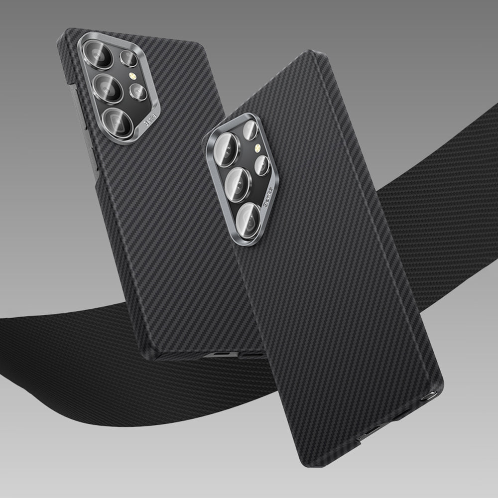 Galaxy S25 Ultra Kılıf Benks Magsafe Şarj Özellikli Magnetik Hybrid ArmorAir 600D Kevlar Fiber Kapak