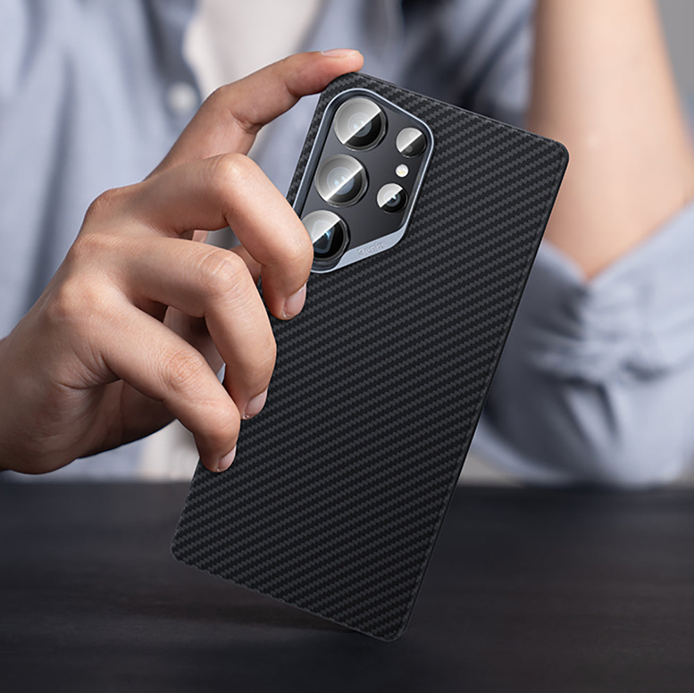 Galaxy S25 Ultra Kılıf Benks Magsafe Şarj Özellikli Magnetik Hybrid ArmorAir 600D Kevlar Fiber Kapak