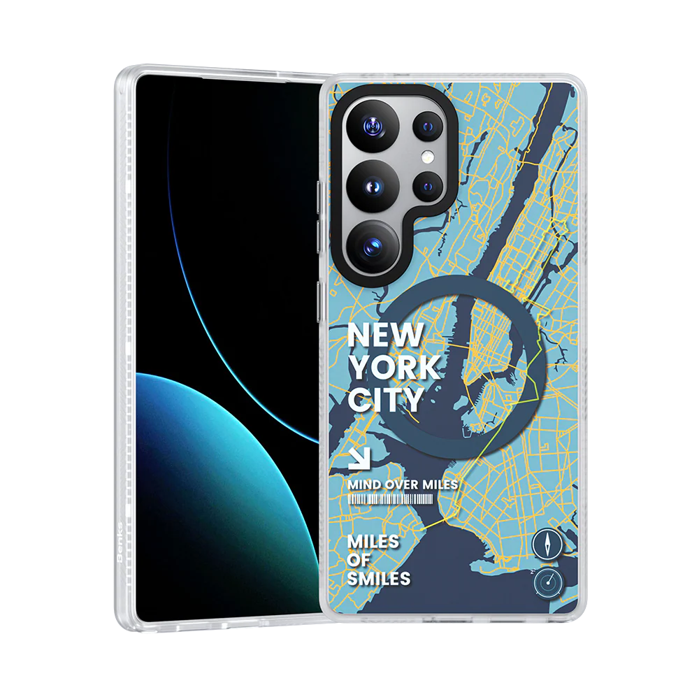 Galaxy S25 Ultra Kılıf Magsafe Şarj Özellikli Benks Dynamic City Serisi Kapak