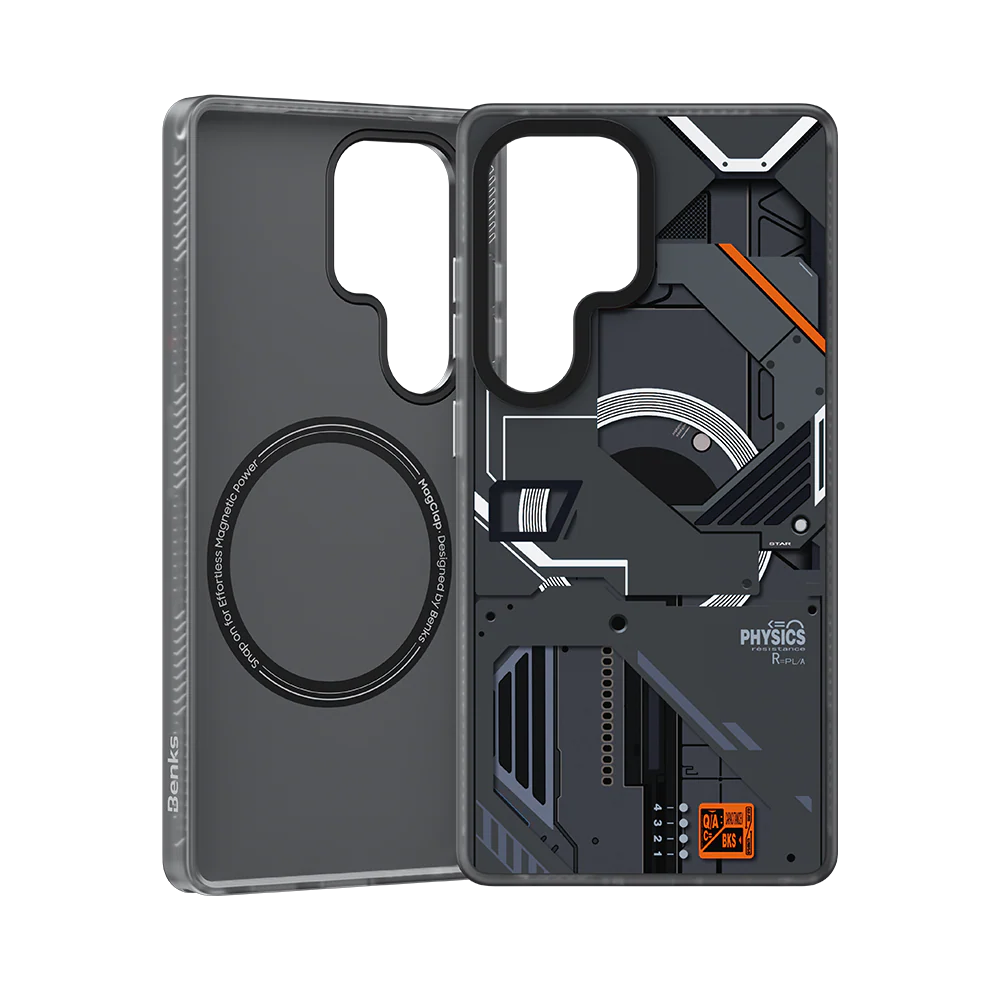 Galaxy S25 Ultra Kılıf Magsafe Şarj Özellikli Benks Dynamic Mecha Serisi Kapak