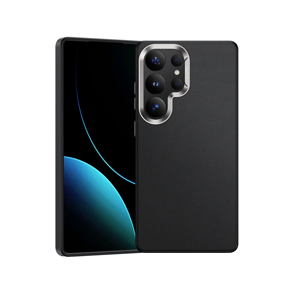 Galaxy S25 Ultra Kılıf Magsafe Şarj Özellikli Çizilmeye Dayanıklı Benks VitaPro Serisi PU Deri Kapak