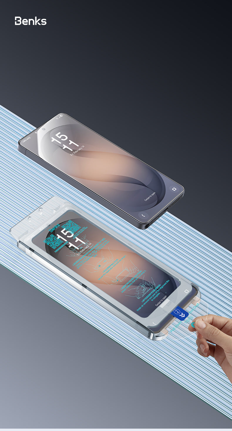 Galaxy S26 Plus Benks Ultra Shield HD Ekran Koruyucu + Kolay Uygulama Aparatlı