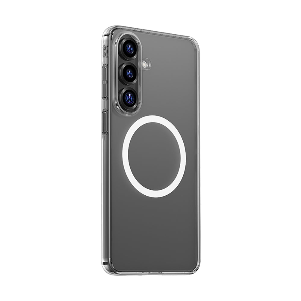 Galaxy S26 Plus Kılıf M-safe Şarj Özellikli Benks Magnetik Crystal Serisi Şeffaf Kapak