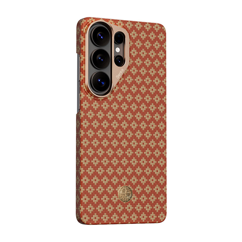 Galaxy S26 Ultra Kılıf M-Safe Şarj Özellikli Benks ArmorAir ArmorGrid Serisi Kevlar Kapak