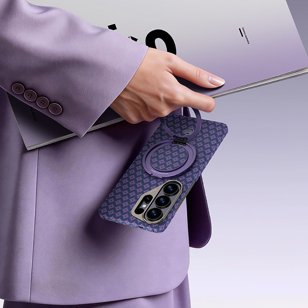 Galaxy S26 Ultra Kılıf M-Safe Şarj Özellikli Benks ArmorAir ArmorGrid Serisi Kevlar Kapak