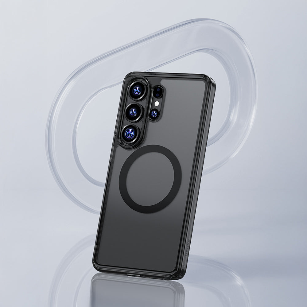 Galaxy S26 Ultra Kılıf M-safe Şarj Özellikli Benks Crystal Serisi Şeffaf Kapak