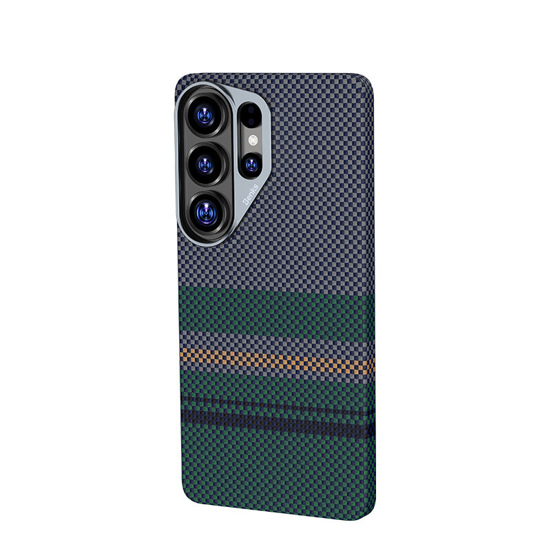 Galaxy S26 Ultra Kılıf M-safe Şarj Özellikli Karbon Fiber Tasarımlı Benks Aurora ArmorAir Kevlar Kapak