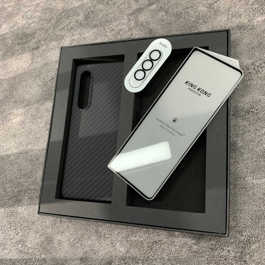 Galaxy Z Fold 3 Kılıf Benks 3 in 1 Suit Kapak