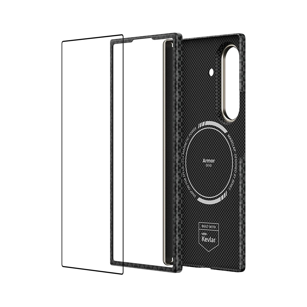 Galaxy Z Fold 7 Benks ArmorAir ArmorGrid Grand Combo Üçlü Aksesuar Seti (Ön & Arka Kevlar Kapak + Ekran Koruyucu)